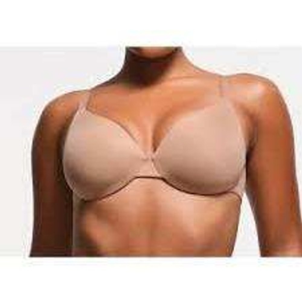 SKIMS Fits Everybody T-Shirt Bra‎ Tan Neutral Size 32DD Everyday Basic